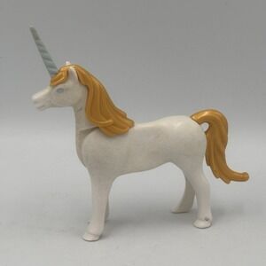 Playmobil - Unicorn -‎ White With Gold & Blue - Animal Figure